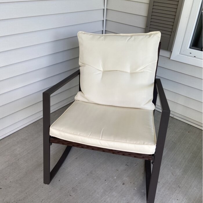 Kinzie Square 2 - Person 18'' Long Bistro Set with Cushions