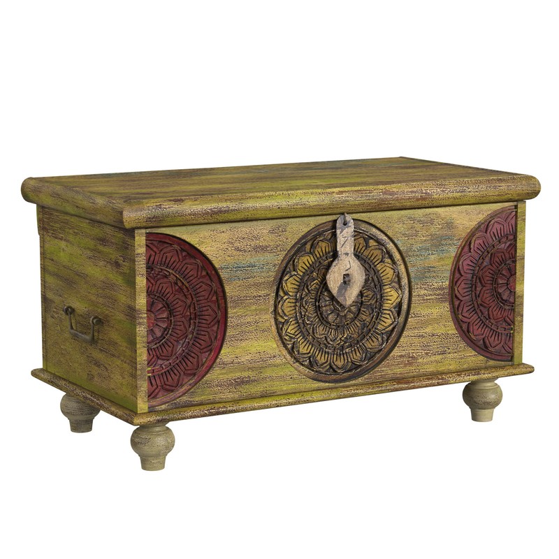 Kowalsky Solid Wood Coffee Table with Storage
