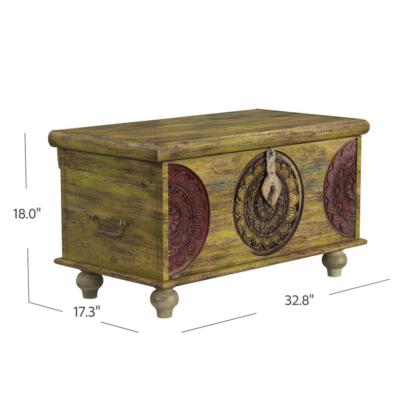 Kowalsky Solid Wood Coffee Table with Storage