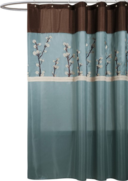 Brown And Blue Shower Curtain Ideas On Foter 3719