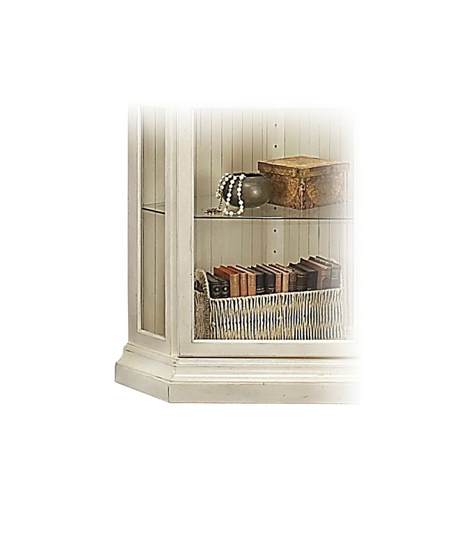 Kyles 34.65'' Wide Solid Wood Curio Cabinet with Lighting