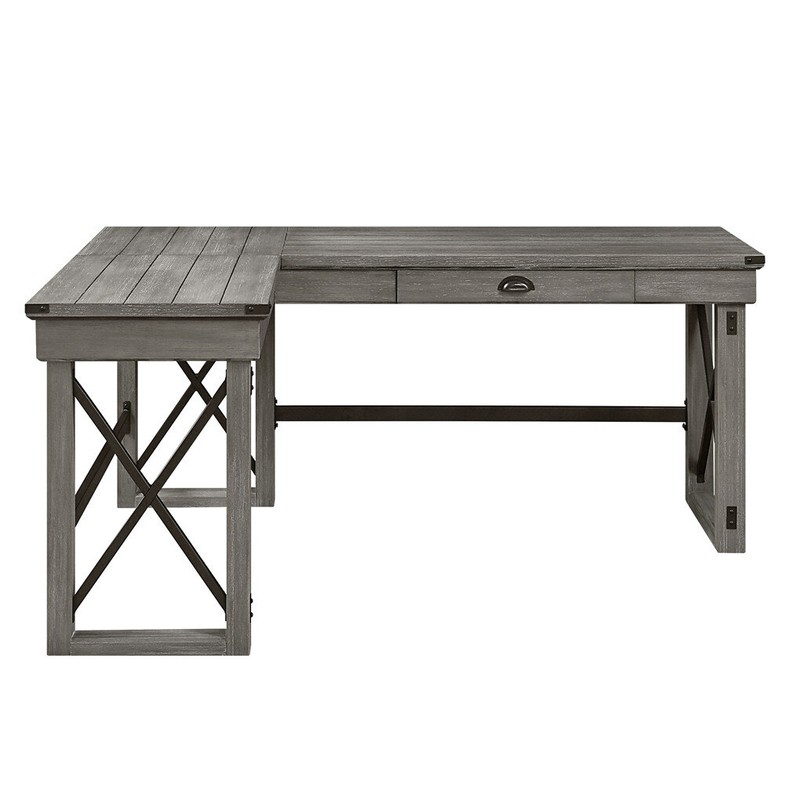 L-Shape Height Adjustable Writing Desk