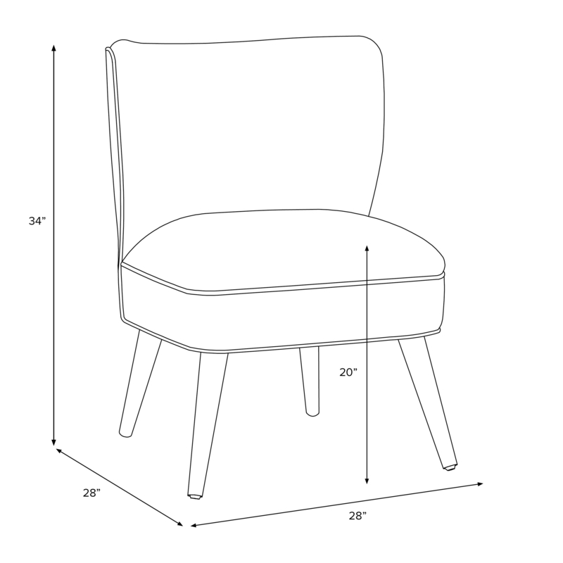 Lake City 28'' Wide Side Chair