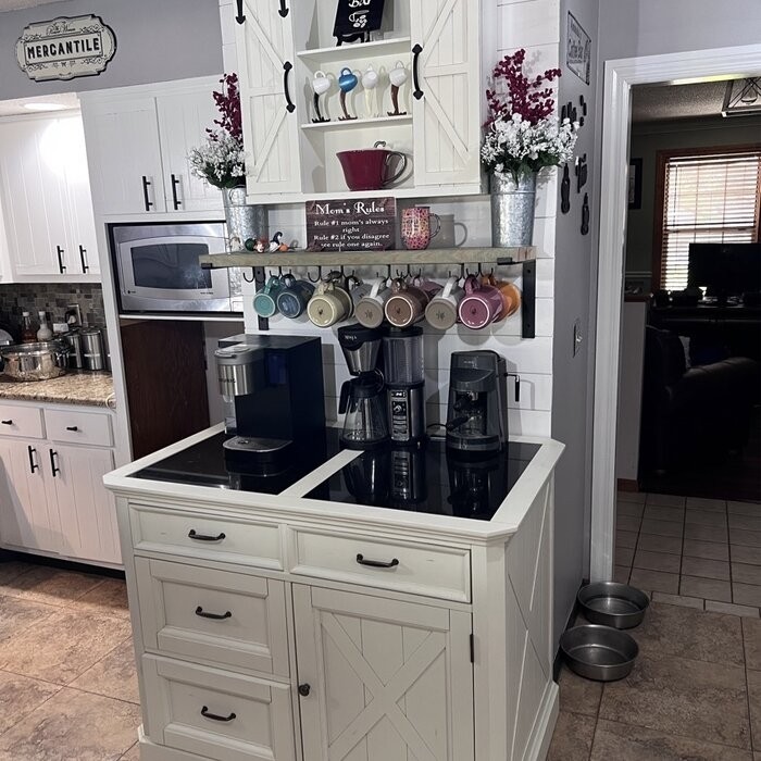 Lana 47'' Wide Kitchen Island with Granite Top