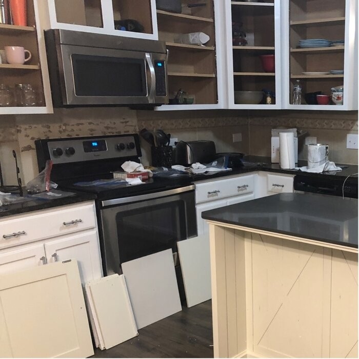Lana 47'' Wide Kitchen Island with Granite Top