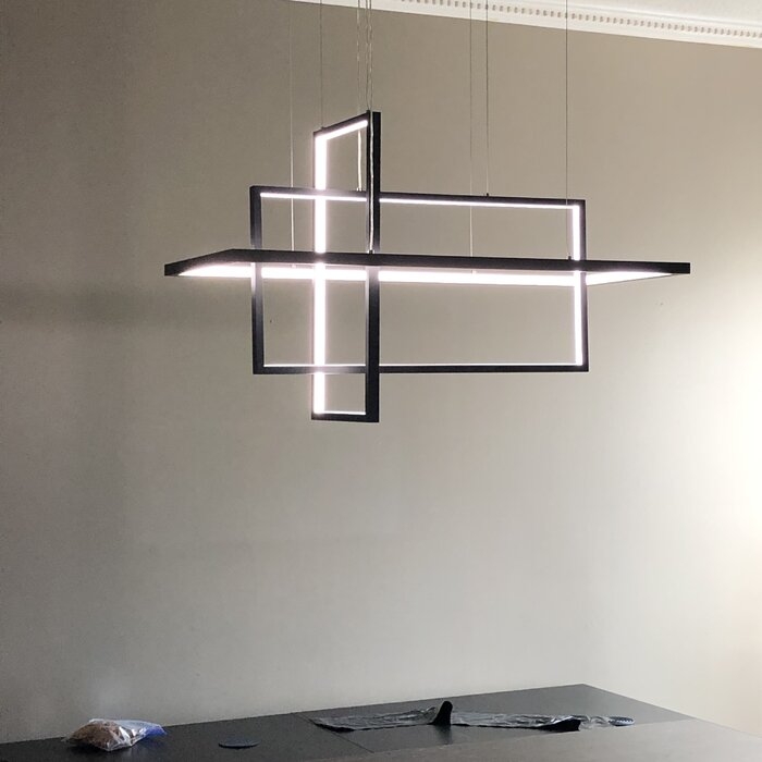 Lancashire 3 - Light Unique Geometric LED Chandelier