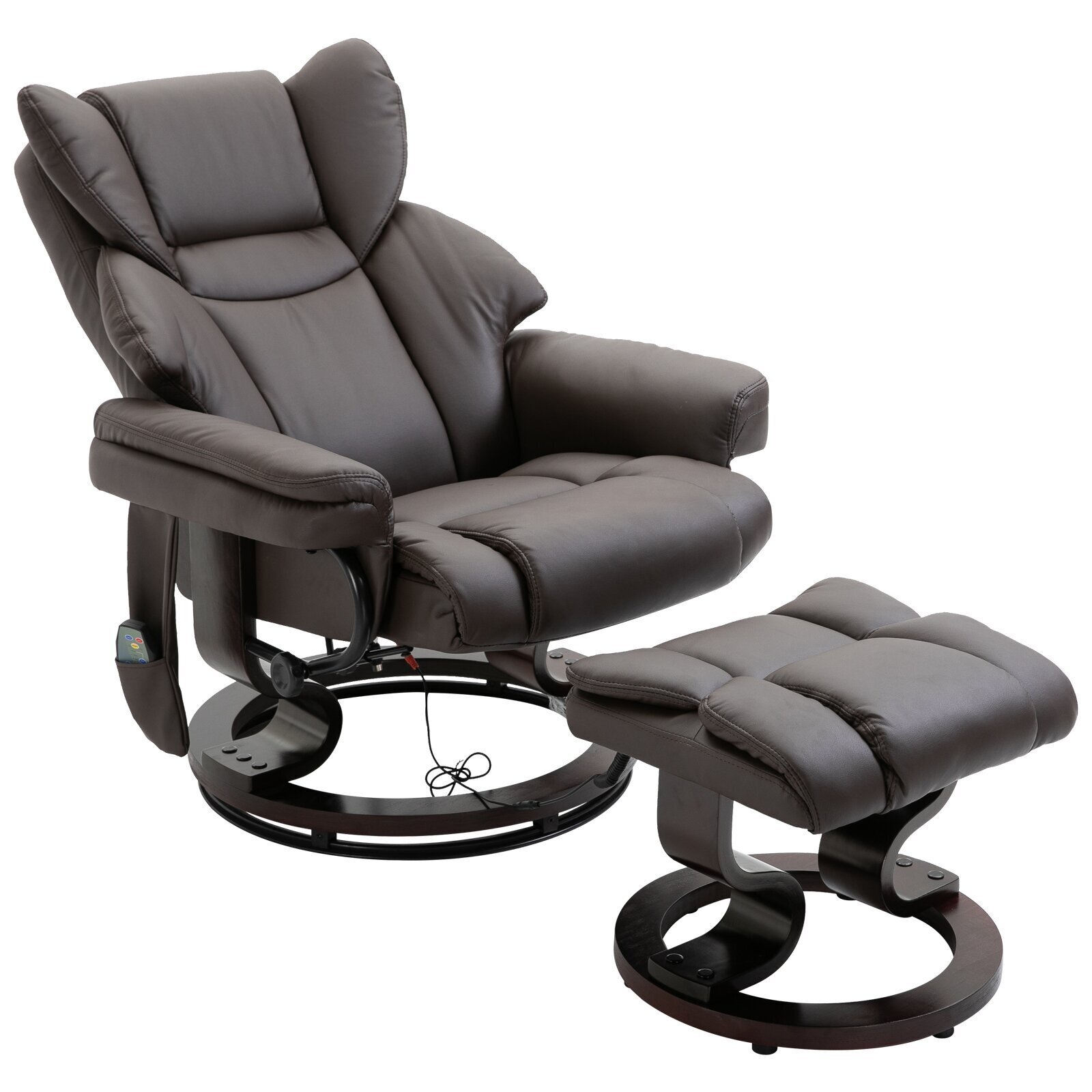 Large Recliner Chair with Ottoman