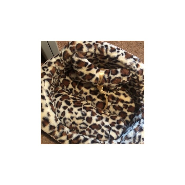 Leather and Leopard Princess Dog Sofa