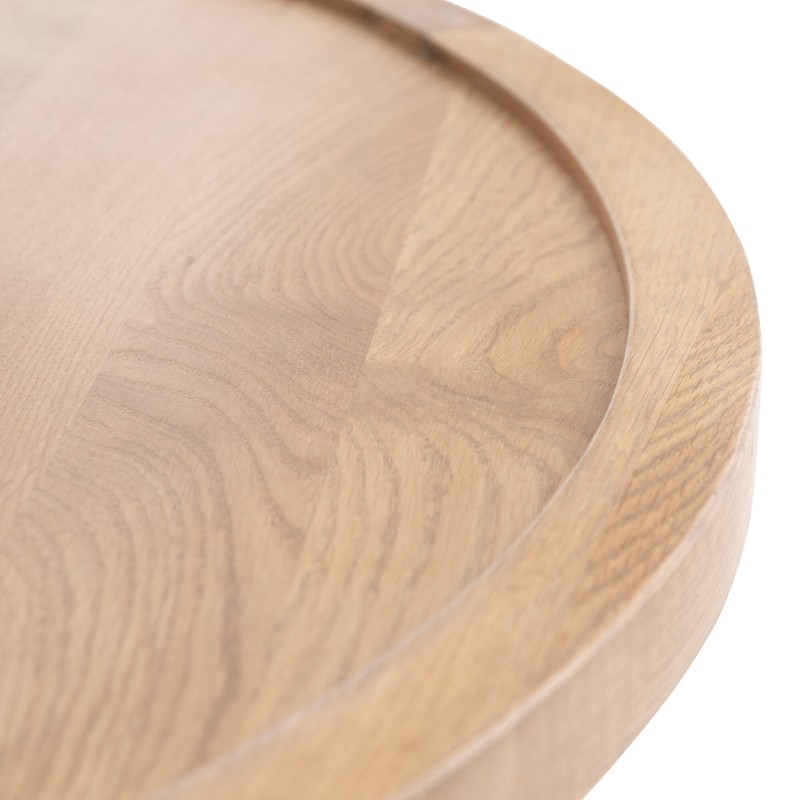 Leighton Solid Wood 4-Legs Coffee Table with Storage