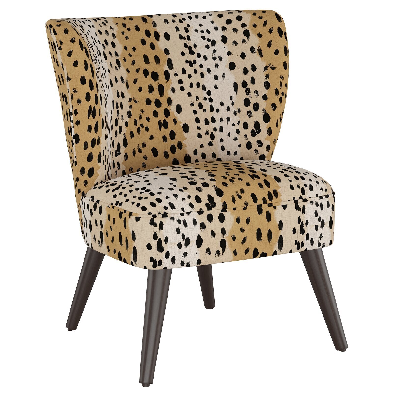 Leopard Print Accent Chair
