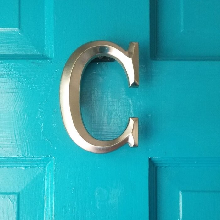 Letter Monogram Door Knocker