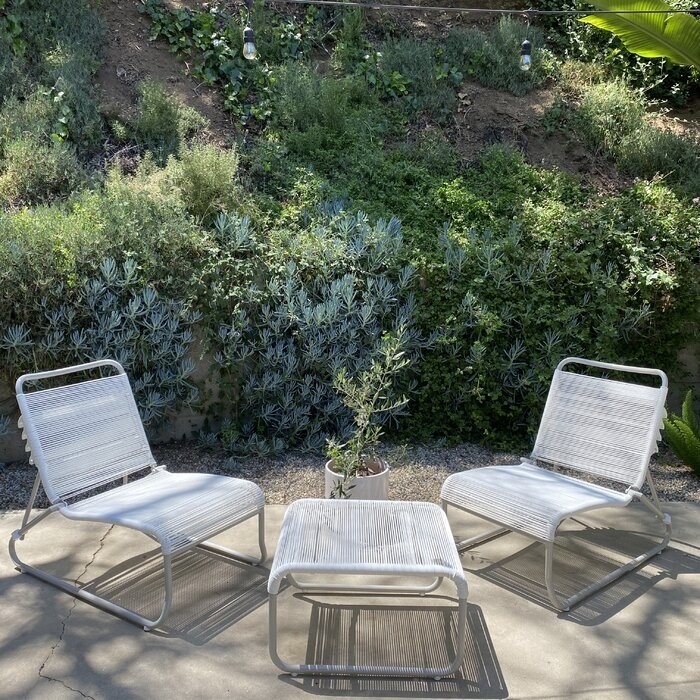 Lita Patio Chair and Ottoman