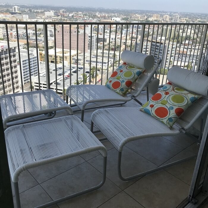 Lita Patio Chair and Ottoman