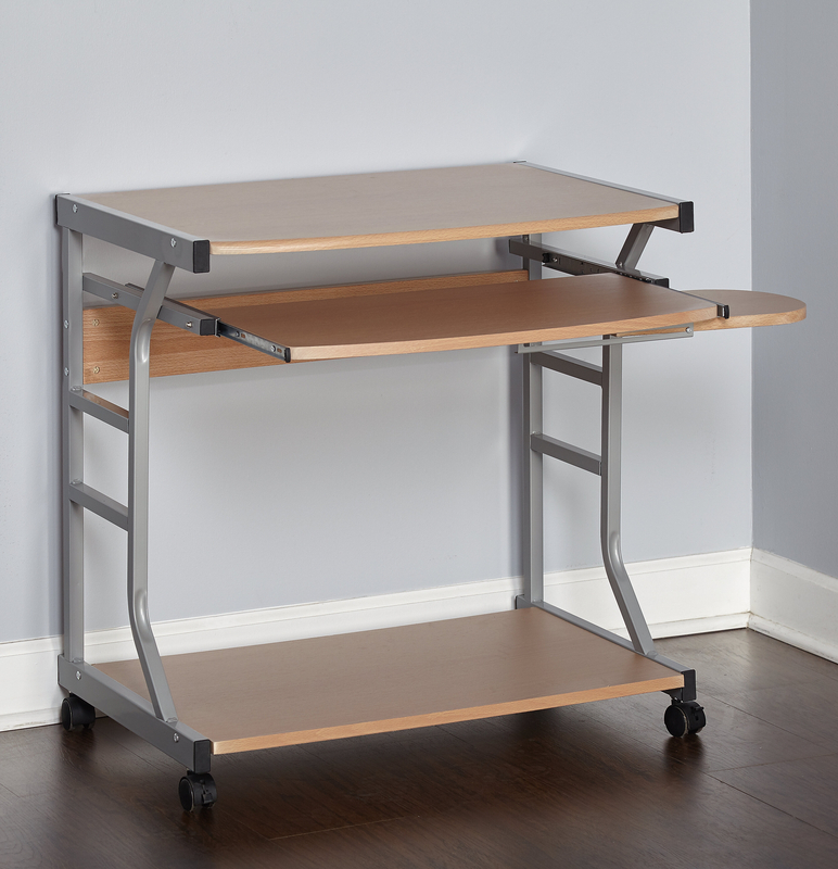 small office desk with wheels