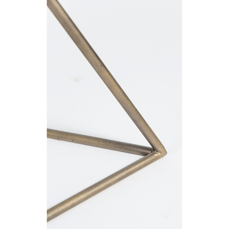 Luro 24'' Tall Glass Pedestal End Table