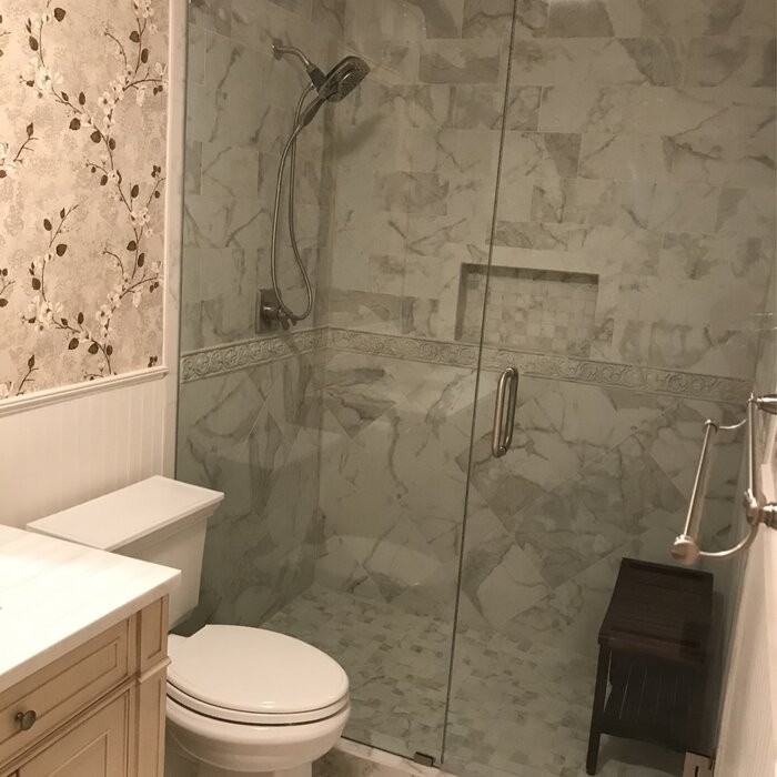 Madalynn 25'' W Teak Shower Bench