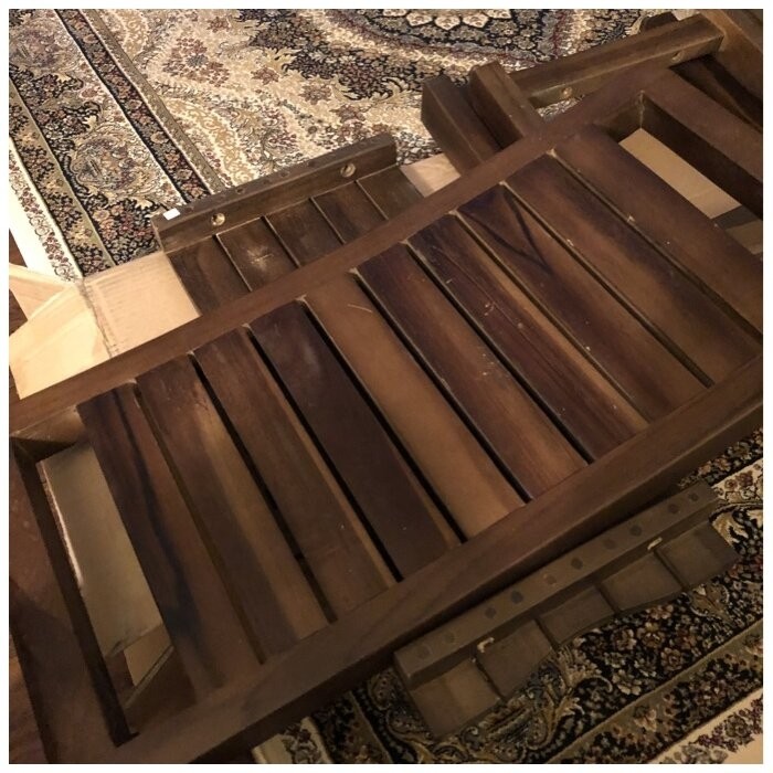 Madalynn 25'' W Teak Shower Bench