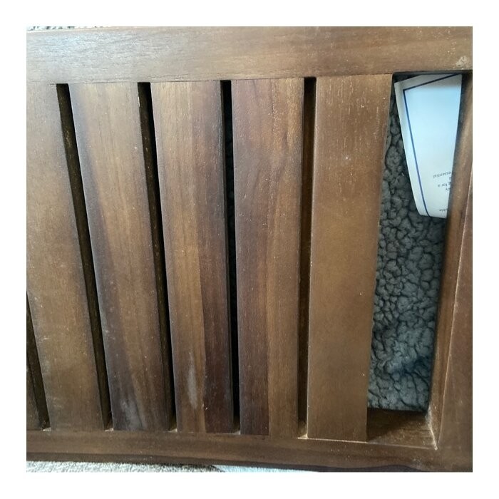 Madalynn 25'' W Teak Shower Bench