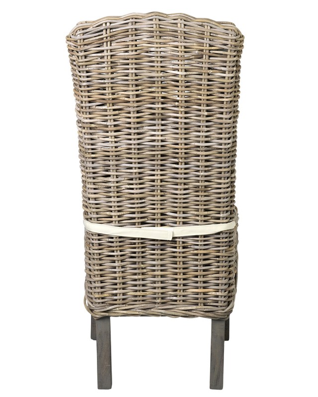 Madewell Side Chair in Gray/Brown