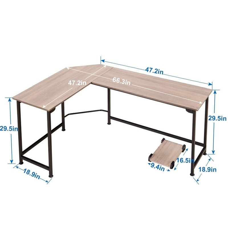 Manal L-Shape Desk