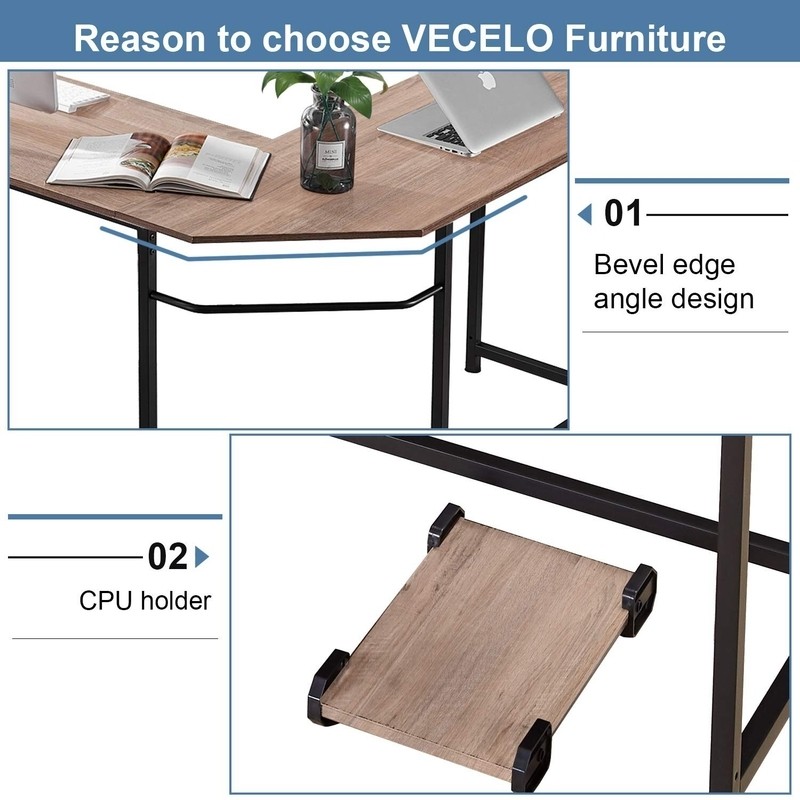 Manal L-Shape Desk