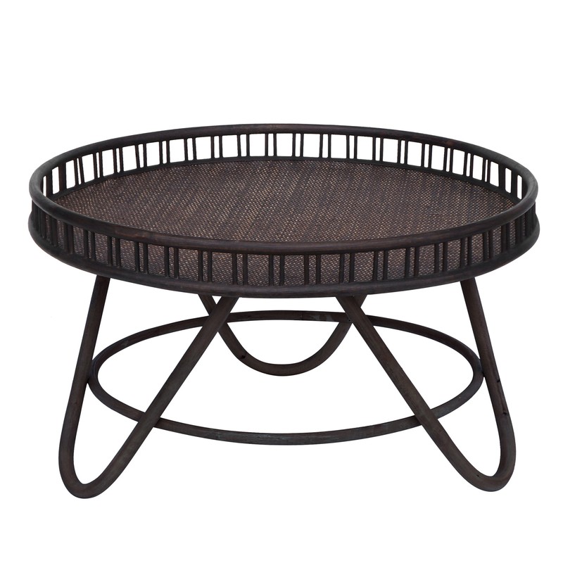 Manningtree Rattan/Wicker 3 Legs Coffee Table