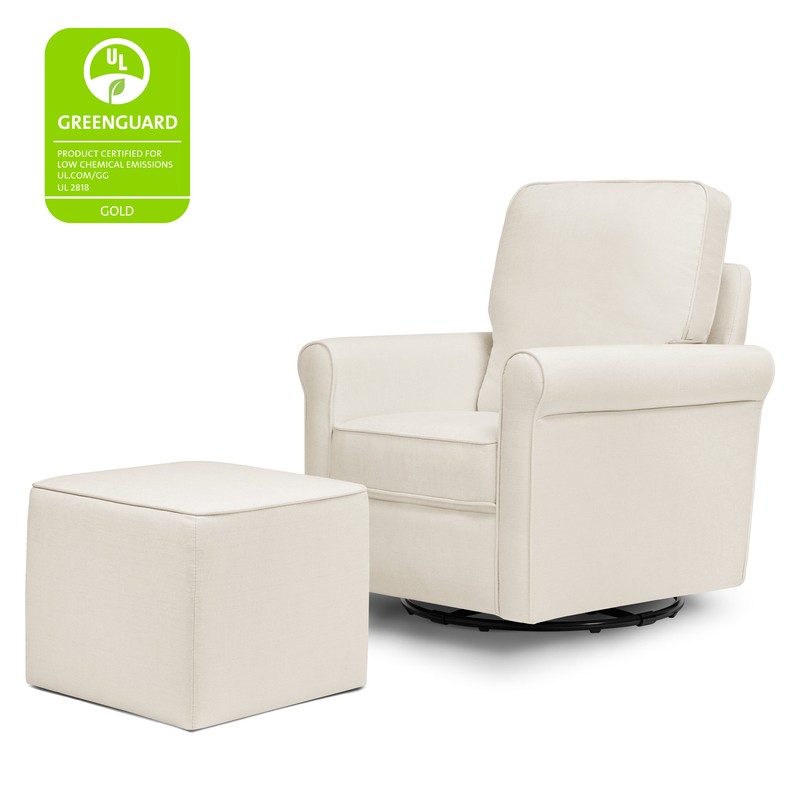 Maya Swivel Glider And Ottoman