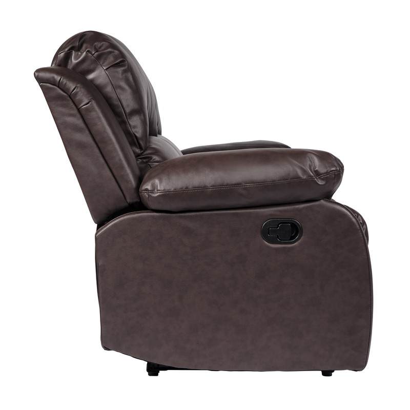Mccubbin 60'' Faux Leather Pillow Top Arm Reclining Loveseat