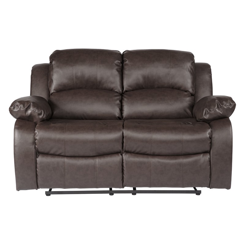Mccubbin 60'' Faux Leather Pillow Top Arm Reclining Loveseat