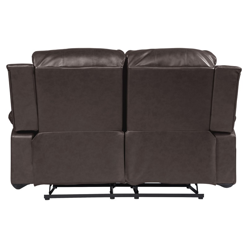 Mccubbin 60'' Faux Leather Pillow Top Arm Reclining Loveseat
