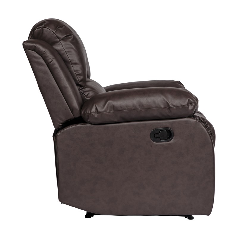 Mccubbin 60'' Faux Leather Pillow Top Arm Reclining Loveseat