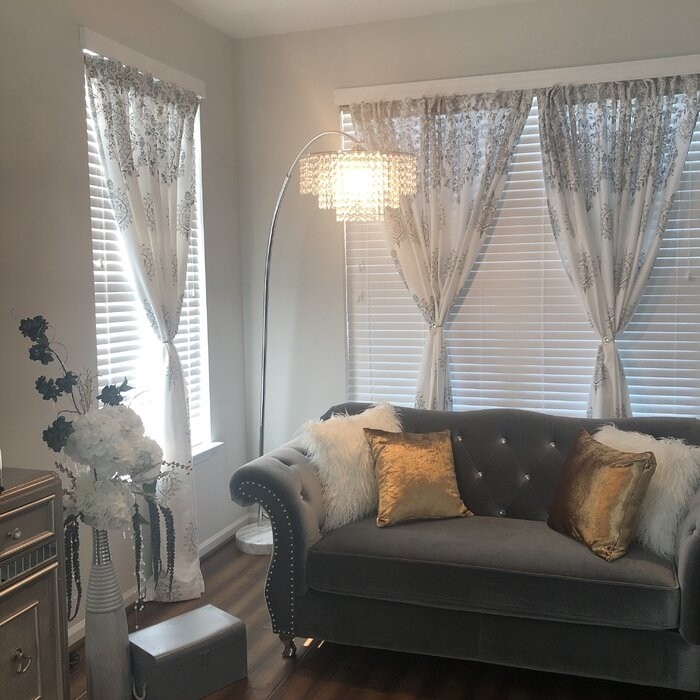 Meda 87" Arched Floor Lamp