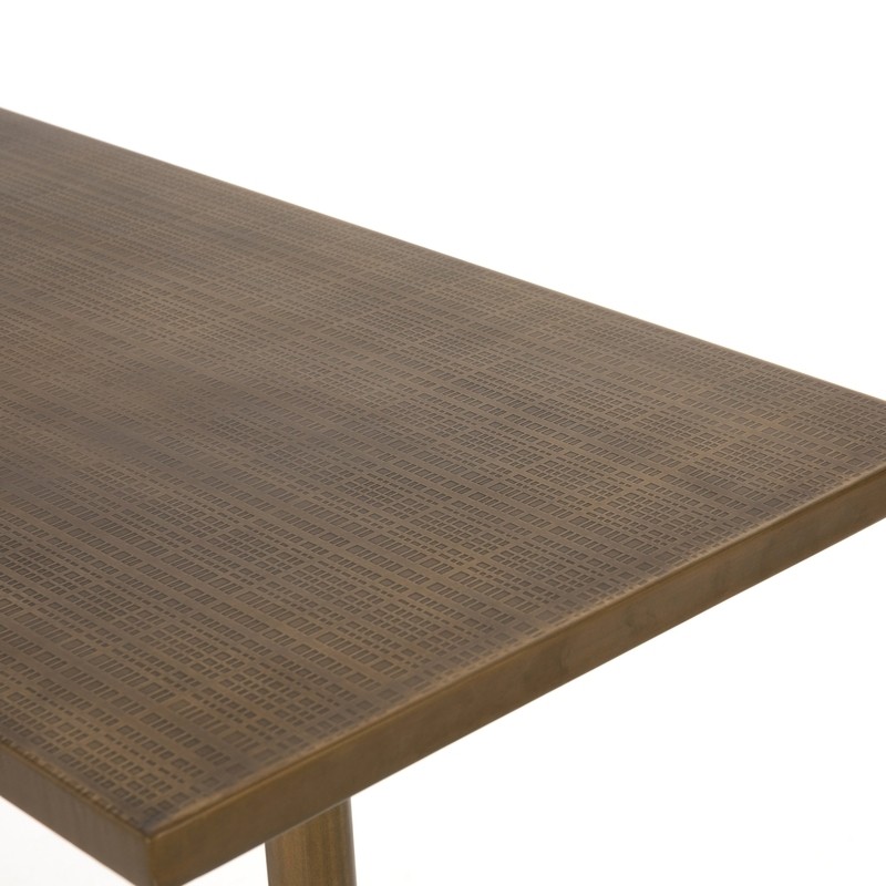 Melissa 70'' Iron Dining Table