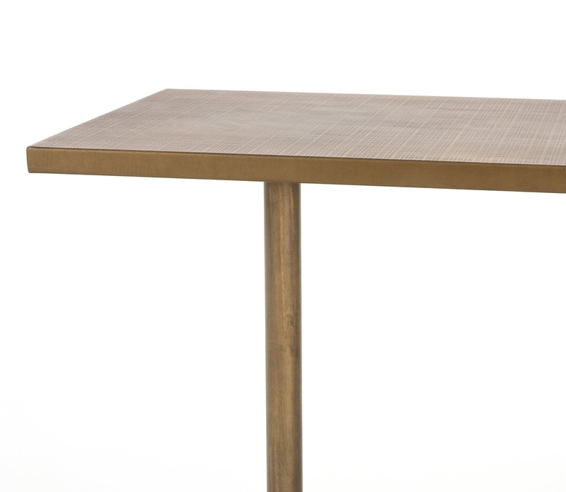Melissa 70'' Iron Dining Table