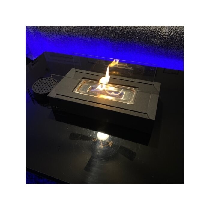 Metal Bio-Ethanol Outdoor Tabletop Fireplace with Flame Guard