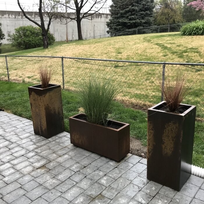 Metallic Series Corten Steel Pot Planter