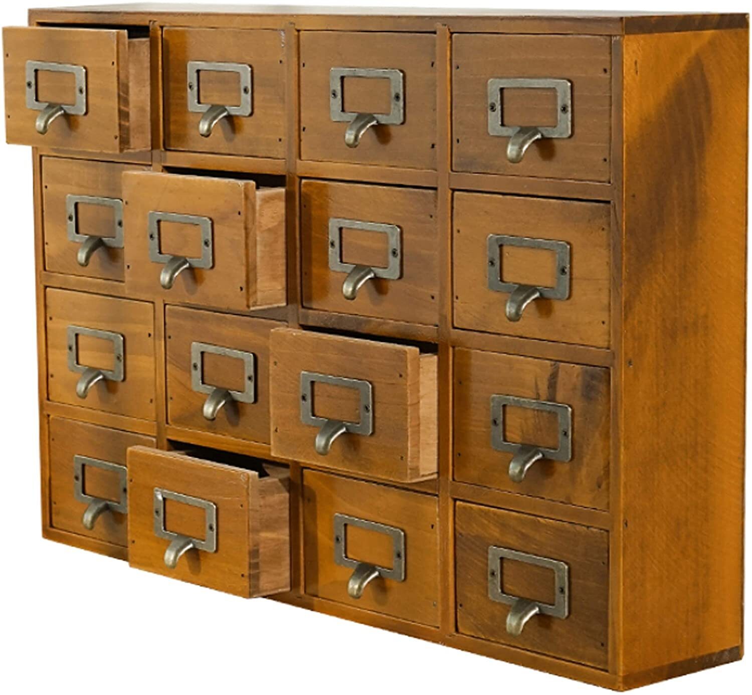 Mid Brown Card Catalog Cabinet