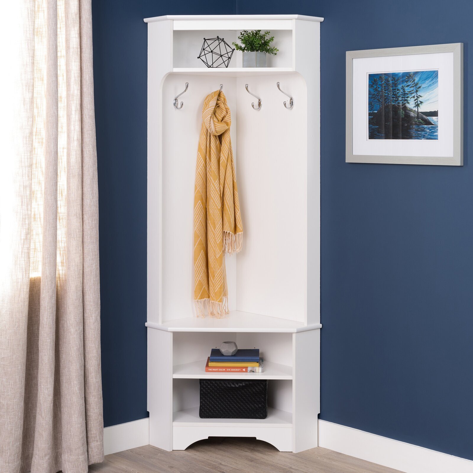 Minimalistic Traditional Corner Cabinet