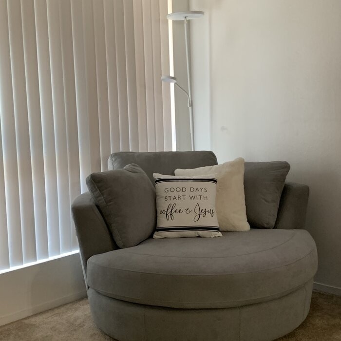 Minorca 52.76'' Wide Swivel Barrel Chair