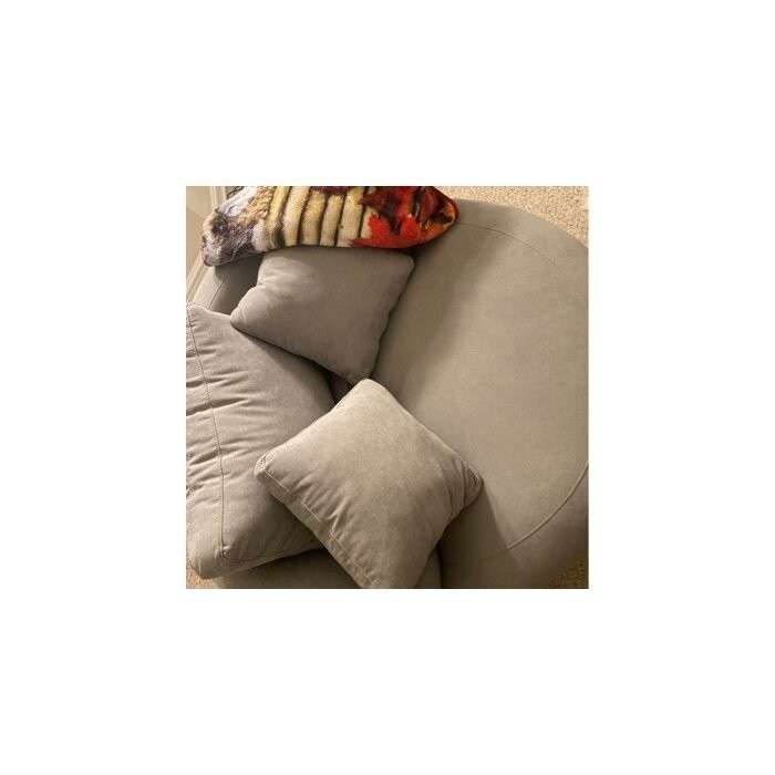 Minorca 52.76'' Wide Swivel Barrel Chair