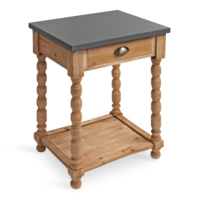 Mirac 26.25'' Tall End Table with Storage