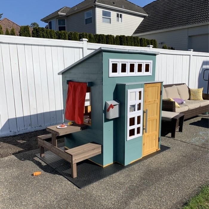 Modern 70.9' x 48.9' Outdoor Playhouse