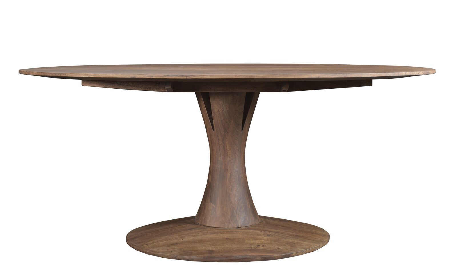 Modern Acacia Wood Oval Dining Table