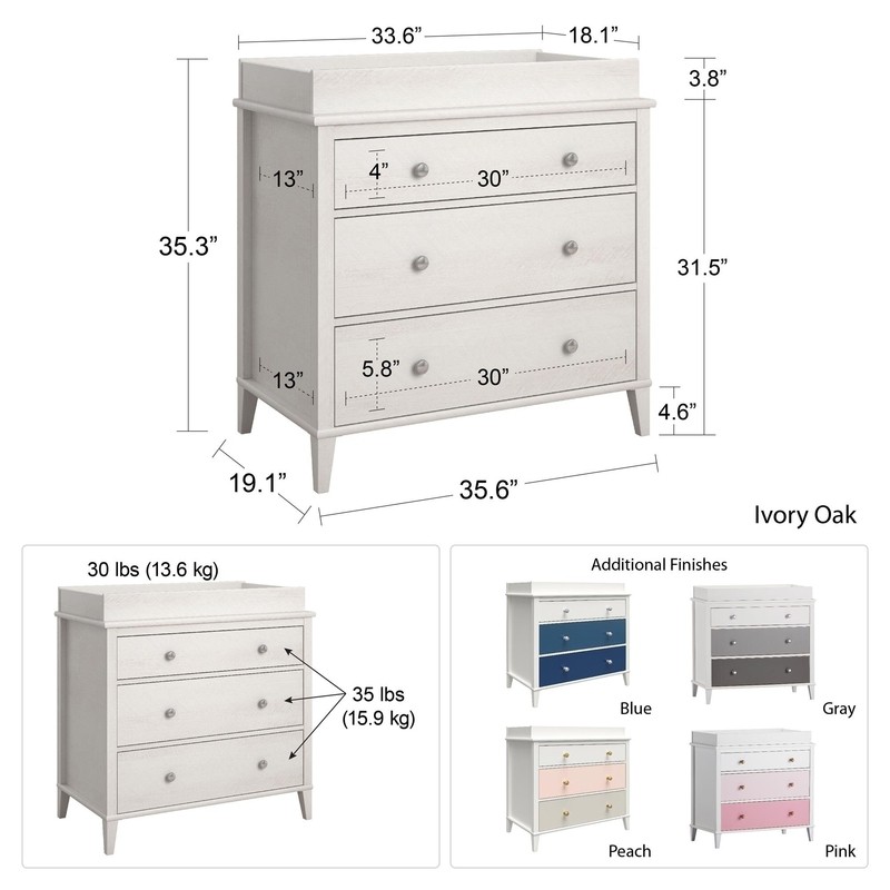 Monarch Hill Poppy Changing Table Dresser