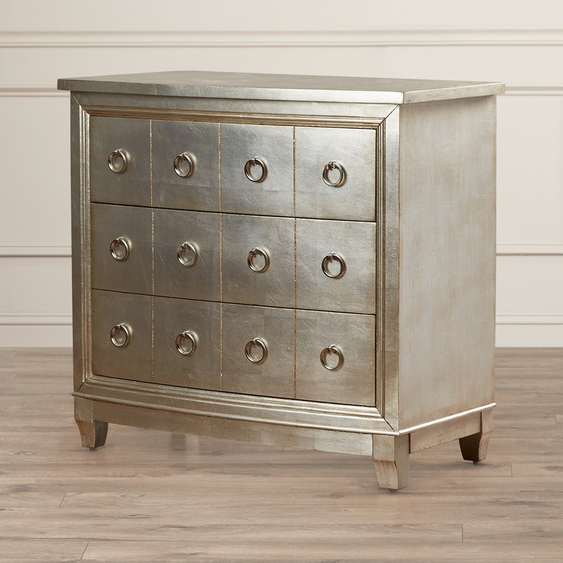 Moorhouse 33'' Tall 3 - Drawer Apothecary Accent Chest