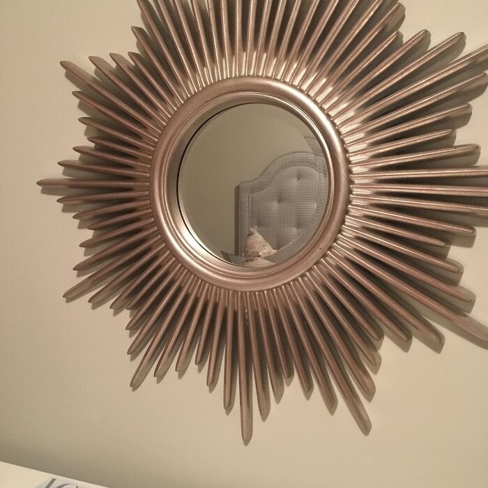 Moorman Starburst Glam Beveled Accent Wall Mirror