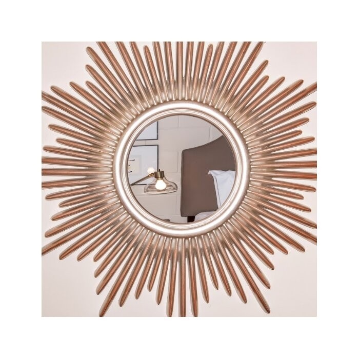Moorman Starburst Glam Beveled Accent Wall Mirror