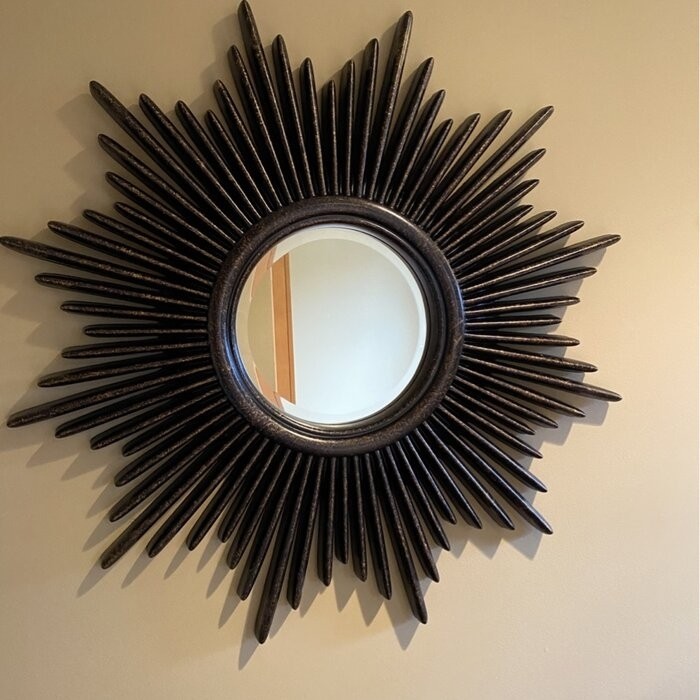 Moorman Starburst Glam Beveled Accent Wall Mirror