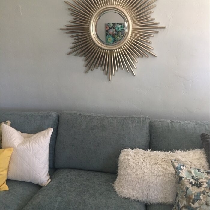 Moorman Starburst Glam Beveled Accent Wall Mirror