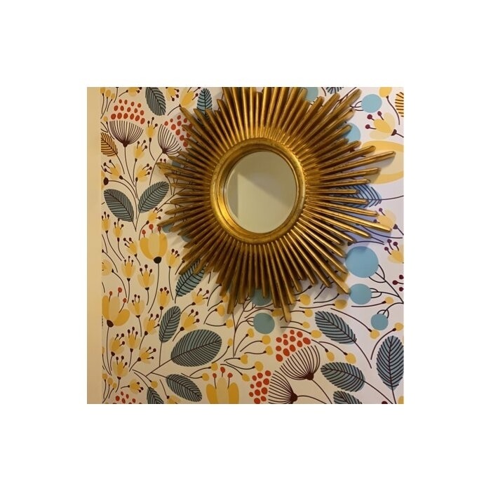 Moorman Starburst Glam Beveled Accent Wall Mirror